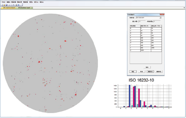 自動清潔度分析系統(顆粒大小分析設備) 自動清潔度分析系統(顆粒大小分析設備)